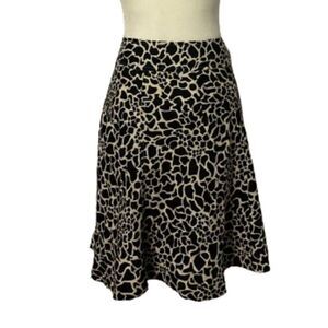 Merona Midi Giraffe Print Skirt Size 4